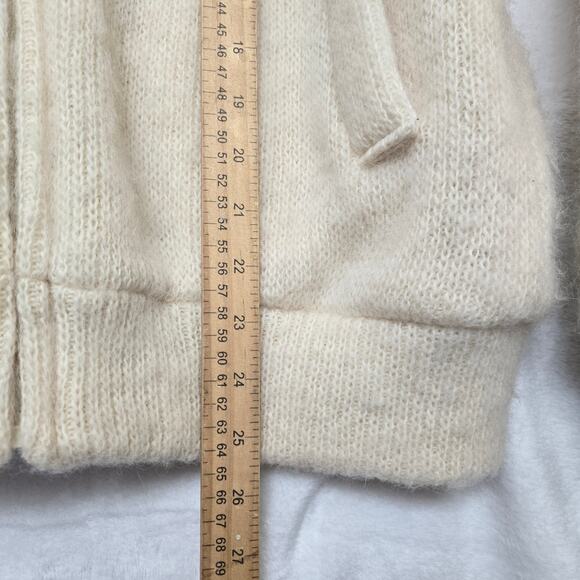 Samband of Iceland Womens Vtg 80s Ski Cabin Fair Isle Nordic Wool Zip Jacket M - Picture 12 of 12